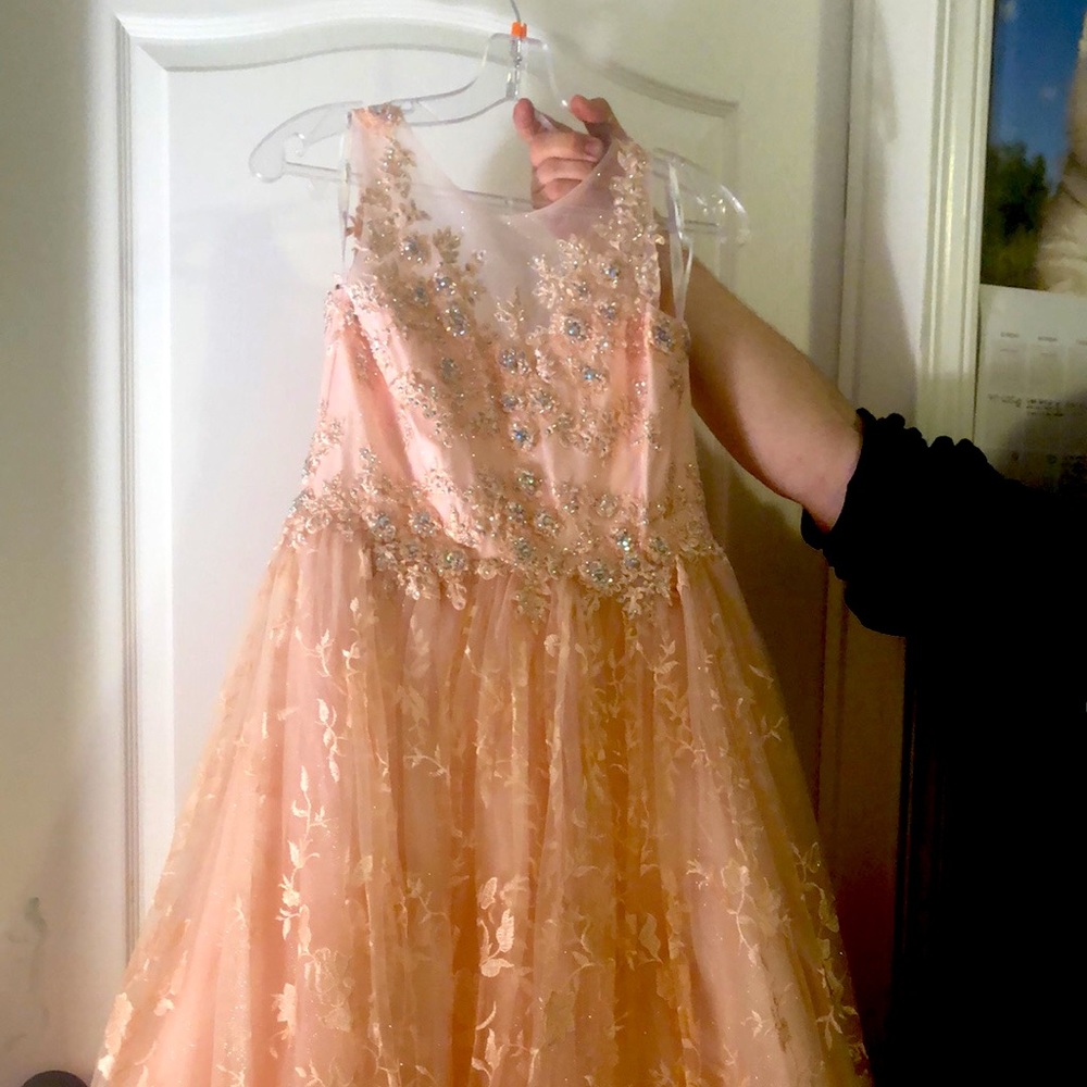 Tiffany Princess by Tiffany Designs Girls Size 14 dress/gown. EUC.